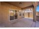 Covered patio with sliding glass door access at 10582 W Salter Dr, Peoria, AZ 85382