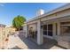 Outdoor covered patio with dining and lounge seating perfect for entertaining guests at 1582 W Chicago St, Chandler, AZ 85224