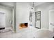 Bathroom features a free-standing tub and a fireplace at 21487 N 110Th Pl, Scottsdale, AZ 85255