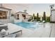 Resort-style pool with lounge chairs at 21487 N 110Th Pl, Scottsdale, AZ 85255