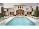 Luxury pool and patio area with mountain views at 21487 N 110Th Pl, Scottsdale, AZ 85255