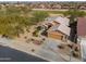 Aerial view of single-story home with landscaped yard at 2608 E Desert Wind Dr, Casa Grande, AZ 85194