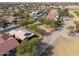 Aerial view of house and neighborhood at 2608 E Desert Wind Dr, Casa Grande, AZ 85194
