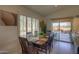 Bright dining area with patio access at 2608 E Desert Wind Dr, Casa Grande, AZ 85194