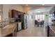 Kitchen with stainless steel appliances and wood cabinets at 2608 E Desert Wind Dr, Casa Grande, AZ 85194