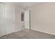 Bedroom with a closet and a door leading to the upper floor at 2828 N Evergreen St, Buckeye, AZ 85396