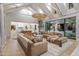 Spacious living room with high ceilings, exposed beams, and comfortable seating at 3827 E Marlette Ave, Paradise Valley, AZ 85253
