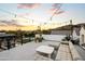 Rooftop terrace with seating area, string lights, and mountain views at 3827 E Marlette Ave, Paradise Valley, AZ 85253