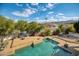Stunning pool and patio with mountain views at 7605 S 18Th Way, Phoenix, AZ 85042