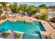 Relaxing pool area with patio and basketball hoop at 7605 S 18Th Way, Phoenix, AZ 85042