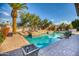 Inviting swimming pool with brick patio at 7605 S 18Th Way, Phoenix, AZ 85042
