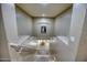 Modern staircase leading to lower level at 7605 S 18Th Way, Phoenix, AZ 85042
