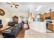 Open concept living room and kitchen with updated features and natural light at 8479 E Sunrise Sky Dr, Gold Canyon, AZ 85118