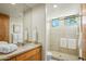 Clean bathroom with shower, vanity, and modern fixtures at 10531 E Fernwood Ln, Scottsdale, AZ 85262