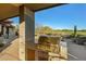 Built-in outdoor grill with stunning views at 10531 E Fernwood Ln, Scottsdale, AZ 85262