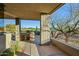 Outdoor grilling area with golf course view at 10531 E Fernwood Ln, Scottsdale, AZ 85262