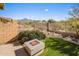 Private backyard with fire pit and mountain views at 15165 N 102Nd Way, Scottsdale, AZ 85255