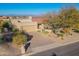 Beautiful single-story home featuring desert landscaping and a two-car garage at 15838 E Thistle Dr, Fountain Hills, AZ 85268