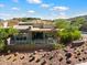 Aerial view of home showcasing architectural details and landscape at 15957 E Ridgestone Dr, Fountain Hills, AZ 85268