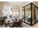 Bright dining room with sliding glass doors leading to a covered patio at 15957 E Ridgestone Dr, Fountain Hills, AZ 85268