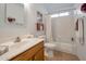 Clean bathroom with tub and shower combination at 15973 W Sheila Ln, Goodyear, AZ 85395