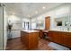 Large Primary bathroom with double sinks, a walk-in shower, and an island vanity at 16442 W Quarry Ct, Surprise, AZ 85374