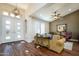 Bright entryway with double doors and hardwood floors at 16442 W Quarry Ct, Surprise, AZ 85374