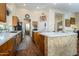 Modern kitchen with island and ample counter space at 16442 W Quarry Ct, Surprise, AZ 85374