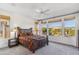 Bedroom with large windows and mountain views at 17674 E Fort Verde Rd, Rio Verde, AZ 85263