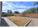 Landscaped backyard with a pathway at 1830 S Yucca St, Chandler, AZ 85286