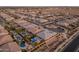 Aerial view showing the home's location within a quiet, residential neighborhood at 21622 E Via De Arboles --, Queen Creek, AZ 85142