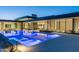 Luxury pool and spa with integrated hot tub at 28110 N 96Th Pl, Scottsdale, AZ 85262