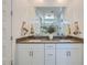 Modern bathroom with double vanity, large mirror, and plenty of counter space at 3346 S 82Nd St, Mesa, AZ 85212