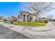 Attractive two-story home with neat landscaping, offering a welcoming facade and curb appeal at 3591 S Larkspur Way, Chandler, AZ 85248