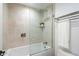 Clean bathroom with shower/tub combo at 7710 E Gainey Ranch Rd # 152, Scottsdale, AZ 85258