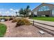 Landscaped path by the community center and pond at 8700 E University Dr # 2216, Mesa, AZ 85207