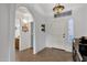 Light and bright entryway with tile floors, arched doorway, and decorative lighting at 924 S Evergreen St, Chandler, AZ 85225