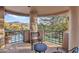 Relaxing patio with mountain views and comfortable seating at 10040 E Happy Valley Rd # 595, Scottsdale, AZ 85255