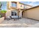 Charming brick courtyard with seating area at 13007 W Lowden Rd, Peoria, AZ 85383