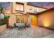 Relaxing brick courtyard with seating area near entryway at 13007 W Lowden Rd, Peoria, AZ 85383