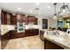 Spacious kitchen featuring granite countertops and double oven at 13007 W Lowden Rd, Peoria, AZ 85383