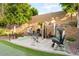 Private outdoor gym with a variety of exercise equipment at 13007 W Lowden Rd, Peoria, AZ 85383