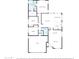 A line drawing floor plan of the house, with a primary bedroom, living room, kitchen, and two car garage at 13248 N 12Th Pl, Phoenix, AZ 85022