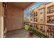 A beautiful balcony overlooking the outside lawn at 14575 W Mountain View Blvd # 11222, Surprise, AZ 85374