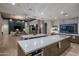 Modern kitchen with large island and open layout at 24923 N 91 St, Scottsdale, AZ 85255