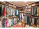 Spacious walk-in closet with custom shelving and hanging space at 25453 N 113Th Way, Scottsdale, AZ 85255