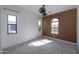 Bright bedroom with neutral walls and carpet at 2706 E Lovebird Ln, Gilbert, AZ 85297