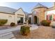 Stone and brick courtyard with a water feature at 2706 E Lovebird Ln, Gilbert, AZ 85297