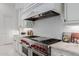 Spacious kitchen featuring stainless steel appliances and white cabinetry at 2706 E Lovebird Ln, Gilbert, AZ 85297