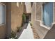 Private entryway with a walkway and landscaping at 4644 N 22Nd St # 1017, Phoenix, AZ 85016